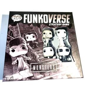 Funkoverse Universal Monsters Figure Collectible Board Game Pre-owned Un-played